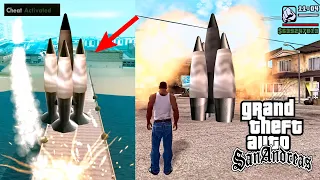 How To Get Rocket in GTA San Andreas! Hidden Place | GTASA Secret Rocket Cheats and Myths