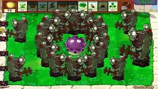 Plants vs Zombies hack - 3 Gloom Shroom vs Giga-Gargantuar