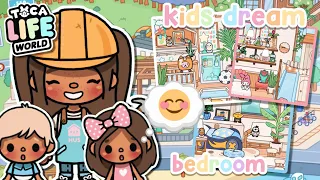 Building My Kids *DREAM BEDROOMS* ✨ In Toca World! || voiced 🔊 || Toca Life World 🌎