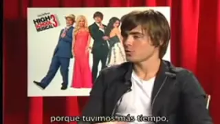 Entrevista Zac Efron y Vanessa Hudgens (subtítulos en español)