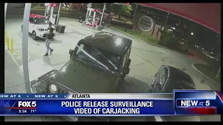 Police release surveillance video of carjacking