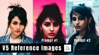 INCREDIBLE AI Portraits Using Reference Images - Midjourney v5