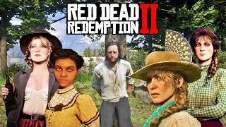 Tied up Kieran meets the Ladies of the Gang / Hidden Dialogue / Red Dead Redemption 2