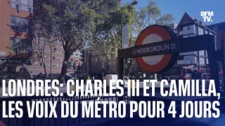 Couronnement: le roi Charles III et Camilla ont réenregistré le "Mind the gap" du métro londonien