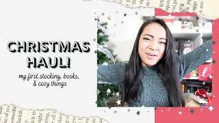 what I got for christmas 🎄 | CHRISTMAS HAUL | camera, books, stocking, cozy bookish things