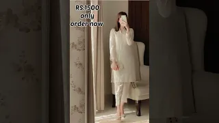 simple summer pakistani suit rs. 1500 order now hurry up #trending #2022 #shorts