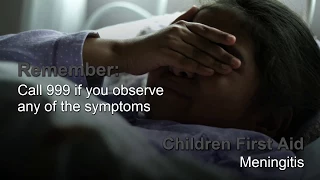 Children First Aid: Meningitis