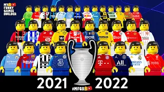 Champions League 2021/22 • Group Stage Draw Season 2022 preview in Lego Football Film