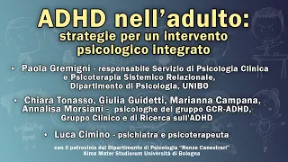 ADHD nell’adulto: strategie per un intervento psicologico integrato