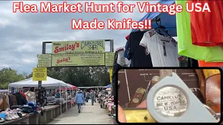 "Hidden Treasures: Unearthing Vintage USA Made Knives for Restoration at the Flea Market"