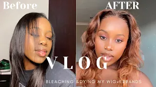 VLOG: Dying our wigs + Errands|| South African YouTuber