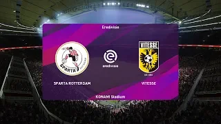 PES 2020 | Sparta Rotterdam vs Vitesse - Netherlands Eredivisie | 24 November 2019 | Full Gameplay