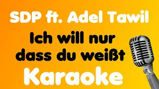 SDP • Ich will nur dass du weißt (feat. Adel Tawil) • Karaoke