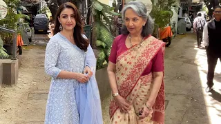 Soha Ali Khan Along With Mother Sharmila Tagore Spotted In Bandra