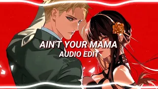 AIN'T YOUR MAMA/JENNIFER LOPEZ/(WE USED TO BE CRAZY IN LOVE)/AUDIO EDIT/♡.