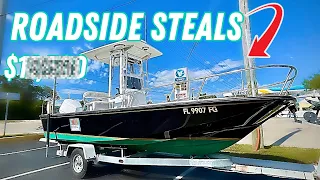 We Found The BEST Boat Deals On The Side Of The Road!!!