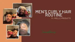 Men’s Curly Hair Routine Ft. Mielle Products