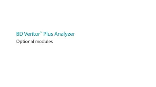 BD Veritor™ Plus Analyzer - optional modules