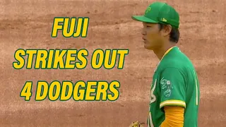 Shintaro Fujinami strikes out 4 vs. Dodgers | 3/19/23