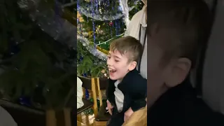 Ярослав на новогодней елке #дцп #shorts #аутизм