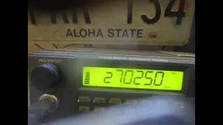 CB radio AM skip  only on channel 6  Digger 1 Big Island, Hawai'i waving Aloha