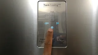 Samsung Double Door fridge ka temperature Kaise set kare|double door refrigerator ka Demo Kaise de