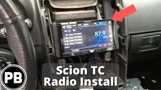 2005 - 2010 Scion TC Stereo Install Pioneer AVH-P4400BH