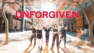 ［KPOP IN PUBLIC CHALLENGE］LE SSERAFIM (르세라핌) - "UNFORGIVEN" Dance Cover From Taiwan