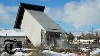 Watch as demolition begins at former Utah State Prison