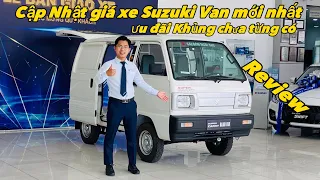 Giá xe Suzuki Van ưu đãi cực khủng tháng 8/2023| Giới thiệu chi tiết xe tải Suzuki Van | Su cóc 5 tạ