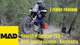 Yamaha Tenere 700   First impressions Australia