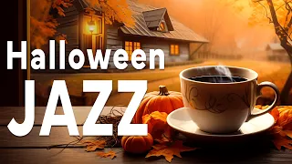Halloween Jazz | Sweet Autumn Coffee Shop with Relaxing Piano Jazz for work, Study