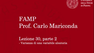 FAMP - Lezione 30, parte 2