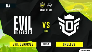 Evil Geniuses vs ORGLESS [Map 1, Mirage] ESL One: Road to Rio