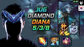 Diana Jungle Build Lich Bane Conqueror - LOL KR Diamond Patch 14.10