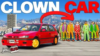 40 CLOWNS TROLL THE COPS! | GTA 5 RP