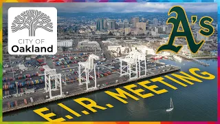 Howard Terminal Ballpark E.I.R. meeting: Oakland Planning Commission