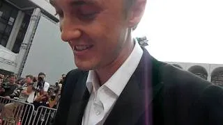 TOM FELTON - NYC Premiere of HP Deathly Hallows 2 (SIGNING AUTOGRAPHS)