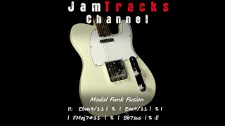 Modal Funk Fusion Guitar Backing Track