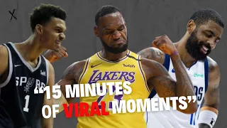 15 Minutes of the MOST VIRAL NBA Moments in 2024 Season 😱