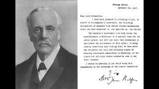 Balfour Declaration - 100 Years of Settler Colonialism