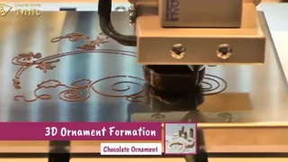 Poseidon Global Trading -Musashi Engineering - 3D CHOCOLATE ORNAMENT FORMATION