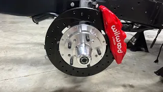 Wilwood front brakes on the QA1 swapped F100
