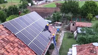 Solarni paneli - montaza trofaznog nezavisnog sistema solarne elektrane