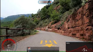 40 minute Virtual Cycling Fat Burning Workout Cambrils Spain Garmin Ultra HD