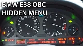 How to unlock hidden menu in BMW E38 & Range Rover OBC (on-board computer service mode)