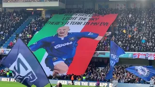 Tribute to Gianluca Vialli at Stamford Bridge