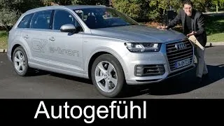 New Audi Q7 e-tron Plugin-Hybrid PHEV FULL REVIEW test driven 2016 - Autogefühl