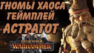 TOTAL WAR: WARHAMMER 3 -  ПЕРВЫЙ ГЕЙМПЛЕЙ FORGE OF THE CHAOS DWARFS | гномы хаоса, DLC, Астрагот.