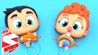 Swimming Song | Nursery Rhymes For Kids | Baby Songs For Children